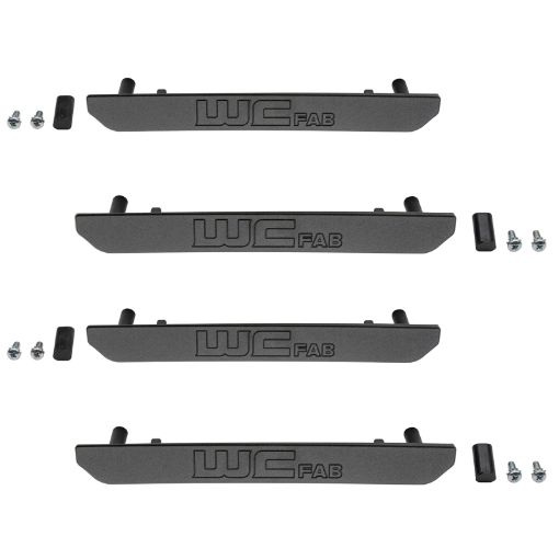 Picture of Wehrli 2020 GMC 25003500HD Fender Flare Marker Light Delete Kit wLogo - Fine Texture Black