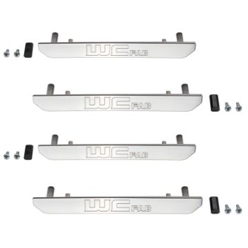 Picture of Wehrli 2020 GMC 25003500HD Fender Flare Marker Light Delete Kit wLogo - Raw Finish