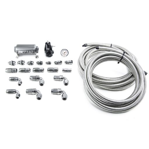 Picture of DeatschWerks 05 - 19 YukonTahoeSuburban DW400 Pump Module Return Plumbing Kit SS CPE
