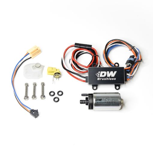 Picture of DeatschWerks 14 - 19 Ford Fiesta ST 440lph InTank Brushless Fuel Pump w9 - 0912 Instl kitC102 Contrllr