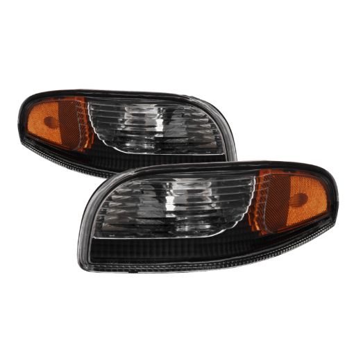 Picture of xTune Chevy Corvette 97 - 04 Bumper Signal Lights - Black CBL - JH - CCORV97 - AM - BK