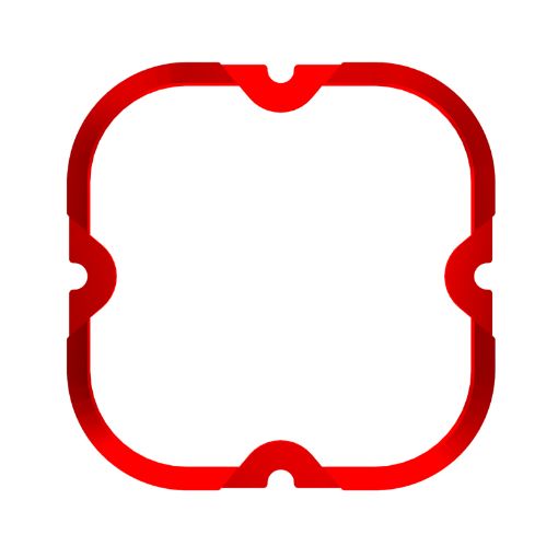 Picture of KC HiLiTES FLEX ERA 4 Color Bezel Ring Red (ea)