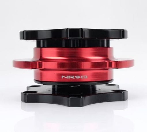 Picture of NRG Quick Release SFI SPEC 42.1 - Shinny Black Body Red Shinny Ring