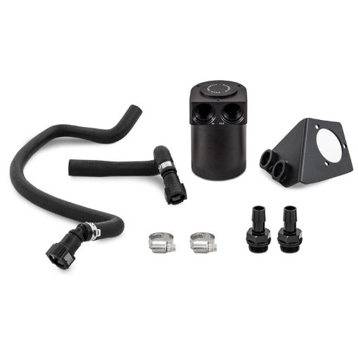 Picture of Mishimoto 2020 Chevrolet Corvette C8 Baffled Oil Catch Can Kit (PCV Side) - Black