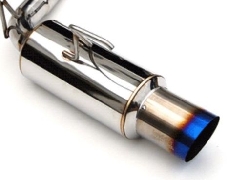 Picture of Invidia 00 S2000 70mm Dual Titanium Tip Cat - back Exhaust (SILENCER ONLY)