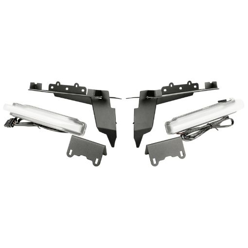 Picture of Rugged Ridge Chop Brackets Front Fender 18 - 21 Jeep Wrangler JLJT Rubicon w DRLs