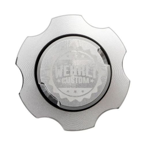 Picture of Wehrli 2001 GM Duramax LB7LLYLBZLMMLMLL5P Billet Oil Fill Cap - Clear Anodized