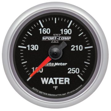 Picture of Autometer Sport - Comp II 2 - 116in 100 - 250F SPN 110 Water Temp Gauge
