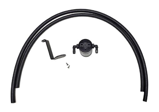 Picture of JL 2005 - 2019 Nissan Frontier 4L Oil Separator 3.0 - Black Anodized