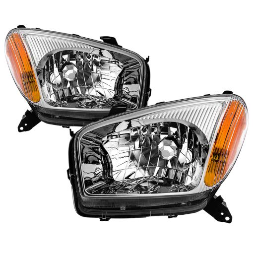 Picture of xTune Toyota RAV4 2001 - 2003 OEM Style Headlights - Chrome HD - JH - TRAV4 - AM - C