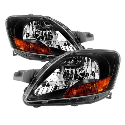 Picture of xTune Toyota Yaris Sedan 06 - 12 OEM Style Headlights - Black HD - JH - TYA06 - AM - BK