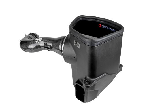 Picture of aFe 19 - 21 GM Trucks 5.3L6.2L Track Series Carbon Fiber Cold Air Intake System W Pro Dry S Filters