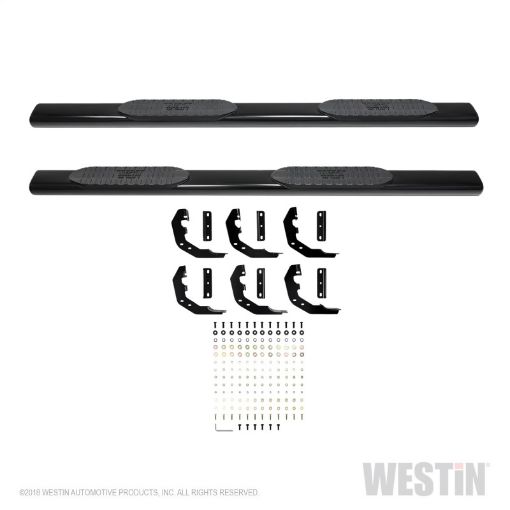 Picture of Westin 19 - 21 Ram 1500 Crew Cab PRO TRAXX 6 Oval Nerf Step Bars - Black