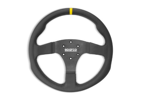 Picture of Sparco Steering Wheel R350B Leather w Button