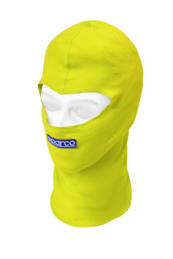 Picture of Sparco Head Hood 100 Percent Cotton Yellow Fluo