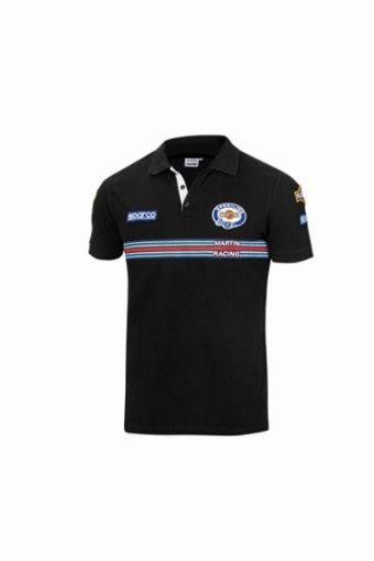 Picture of Sparco Polo Replica Martini - Racing Small Black