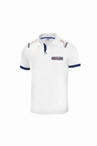 Picture of Sparco Polo Martini - Racing Large White