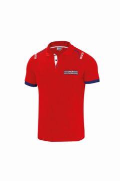 Picture of Sparco Polo Martini - Racing Large Red