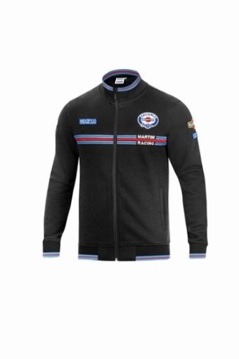 Picture of Sparco Full Zip Martini - Racing Small Black