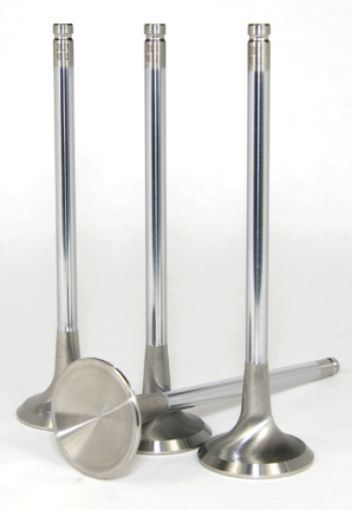 Picture of GSC P - D 4B11T Chrome Polished Super Alloy Exhaust Valve - 30mm Head (1mm) - SET 8