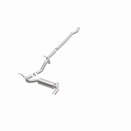 Picture of MagnaFlow 12 - 14 Jeep Wrangler 4dr Single Straight Rear PS Exit Stainless CB Performance Exhaust