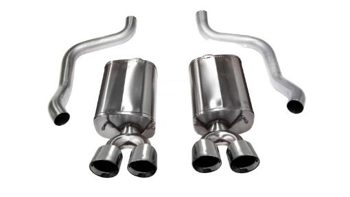 Picture of Corsa 2009 - 2013 Chevrolet Corvette C6 6.2L V8 Polished Sport Axle - Back Exhaust