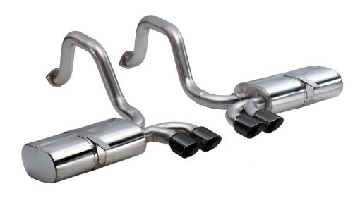 Picture of Corsa 1997 - 2004 Chevrolet Corvette C5 Z06 5.7L V8 Black Sport Axle - Back Exhaust