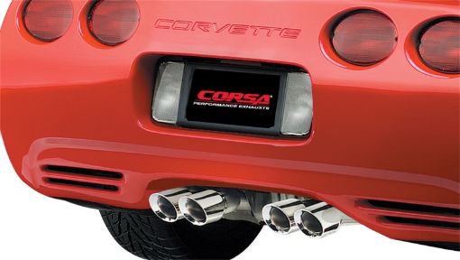 Picture of Corsa 1997 - 2004 Chevrolet Corvette C5 Z06 5.7L V8 Polished Xtreme Cat - Back XO Exhaust