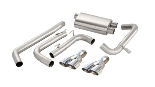 Picture of Corsa 1998 - 2002 Chevrolet Camaro Convertible Z28 5.7L V8 LS1 Polished Sport Cat - Back Exhaust