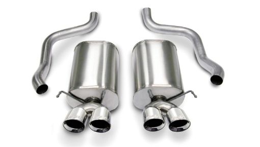 Picture of Corsa 2005 - 2007 Chevrolet Corvette C6 6.0L V8 Polished Sport Axle - Back Exhaust