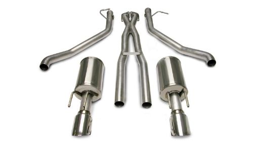 Picture of Corsa 2005 - 2006 Pontiac GTO 6.0L V8 2.5in Sport Cat - Back XPipe Exhaust Polished Tips