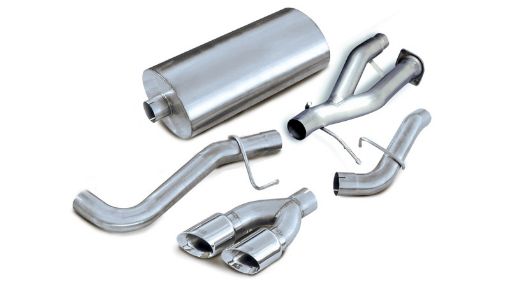 Picture of Corsa 2002 - 2006 Cadillac Escalade 6.0L V8 Polished Sport Cat - Back Exhaust