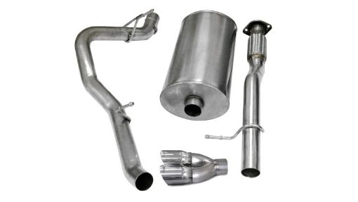 Picture of Corsa 2007 - 2008 Chevrolet Suburban 1500 5.3L V8 Polished Sport Cat - Back Exhaust