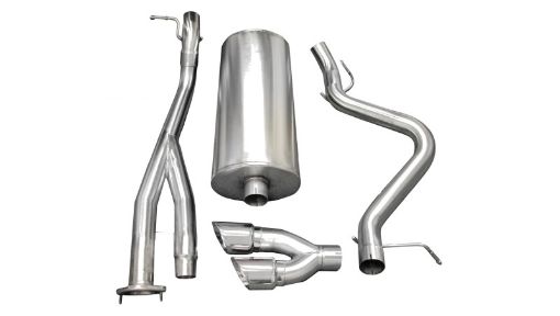 Picture of Corsa 2003 - 2007 Chevrolet Silverado Short Bed SS 6.0L V8 Polished Sport Cat - Back Exhaust