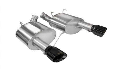 Picture of Corsa 2011 - 2014 Ford Mustang GTBoss 302 5.0L V8 Black Sport Axle - Back Exhaust