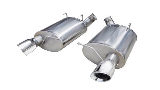 Picture of Corsa 2011 - 2012 Ford Mustang Shelby GT500 5.4L V8 Polished Sport Axle - Back Exhaust