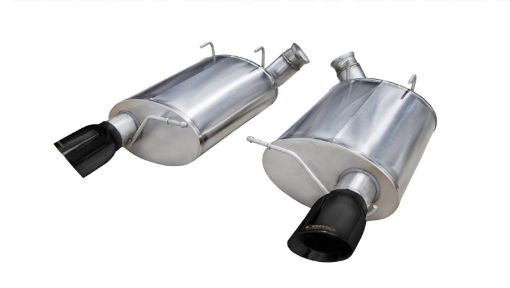 Picture of Corsa 2011 - 2012 Ford Mustang Shelby GT500 5.4L V8 Sport Axle - Back Exhaust w Black Tips