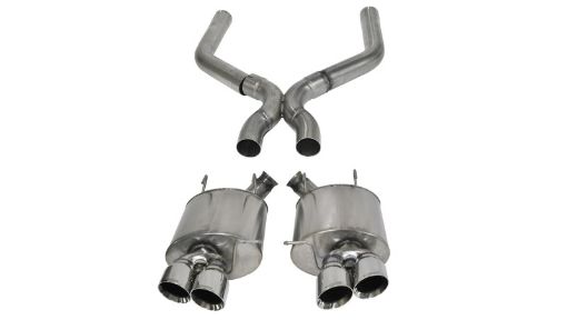 Picture of Corsa 2013 - 2014 Ford Mustang Shelby GT500 5.8L V8 Polished Sport Axle - Back XO Exhaust