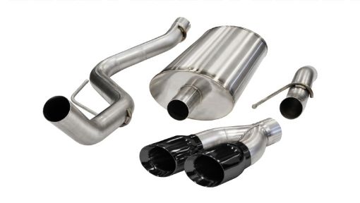Picture of Corsa 2011 - 2014 Ford F - 150 Raptor 6.2L V8 Black Sport Cat - Back Exhaust