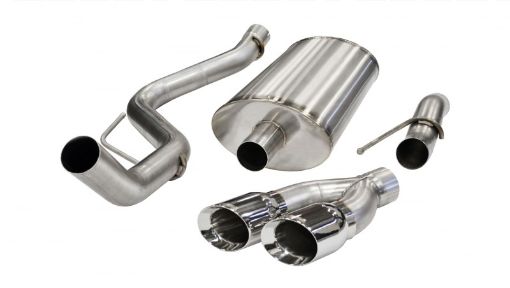 Picture of Corsa 2010 - 2010 rd F - 150 Raptor 5.4L V8 Polished Sport Cat - Back Exhaust