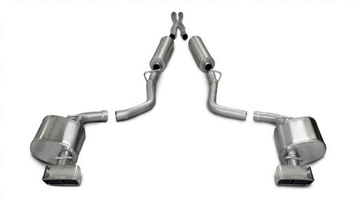 Picture of Corsa 2009 - 2010 Dodge Challenger RT 5.7L V8 Auto Polished Xtreme Cat - Back Exhaust