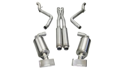 Picture of Corsa 2008 - 2010 Dodge Challenger SRT - 8 6.1L V8 Polished Xtreme Cat - Back Exhaust