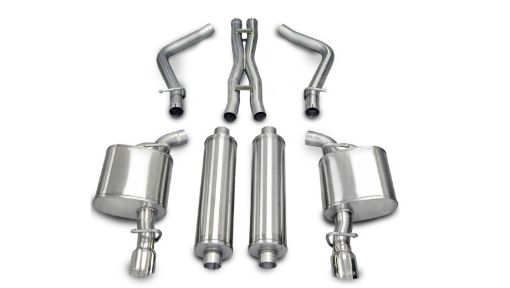 Picture of Corsa 2005 - 2010 Dodge Charger No Towing Hitch RT 5.7L V8 Polished Xtreme Cat - Back Exhaust