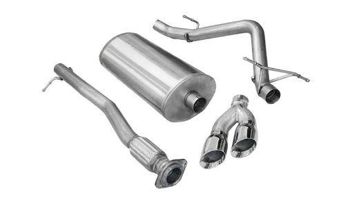 Picture of Corsa 2011 - 2013 Chevrolet Silverado Crew CabShort Bed 1500 6.2L V8 Polished Sport Cat - Back Exhaust