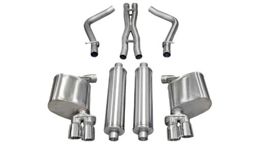 Picture of Corsa 2011 - 2013 Dodge Charger RT 5.7L V8 Polished Sport Cat - Back Exhaust