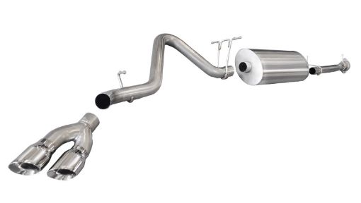 Picture of Corsa 2011 - 2013 Chevrolet Silverado Ext. CabStd. Bed 2500 6.0L V8 Polished Sport Cat - Back Exhaust