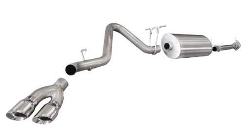 Picture of Corsa 2011 - 2013 Chevrolet SilveradoCrew CabStd. Bed 2500 6.0L V8 Polished Sport Cat - Back Exhaust
