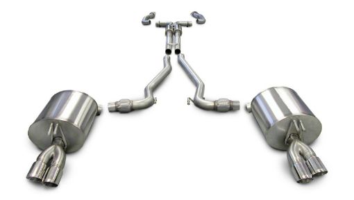Picture of Corsa 2008 - 2009 Pontiac G8 GXP 6.0L V8 Polished Sport Cat - Back XO Exhaust