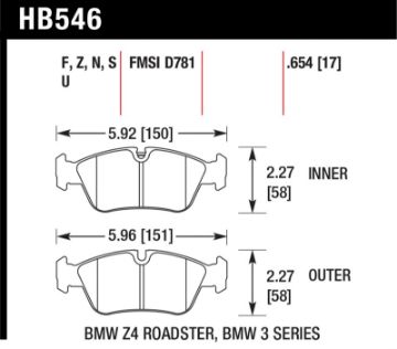 Picture of Hawk HT - 10 Street Brake Pads