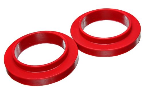 Picture of Energy Suspension Universal 3 34in ID 25 716in OD 34in H Red Coil Spring Isolators (2 per set)